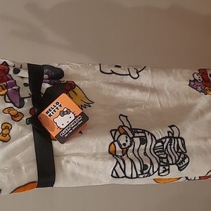 Hello Kitty Plush Throw Halloween Print